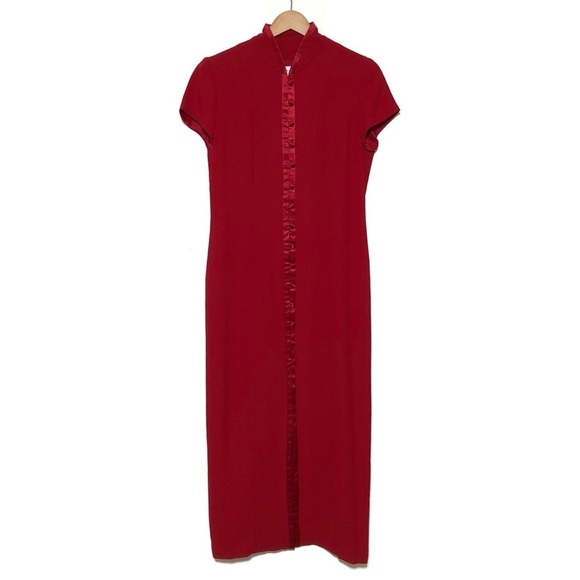 Vintage 90s Victorian Style Maxi Dress - Picture 1 of 14